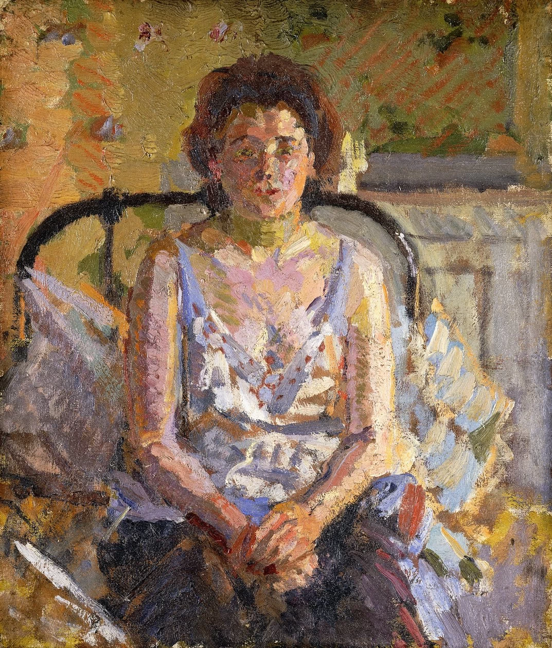 Harold Gilman - Donna su un letto